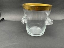 Eiseimer Eiskübel Theresienthal 24 Karat vergoldet