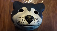 Bär Wolf (?) - Kinder - Maske aus Schaumgummi * Beige - Schwarz - Graublau