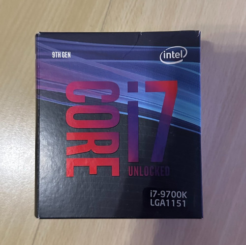 Intel core 9700k cpu - i7-9700k,