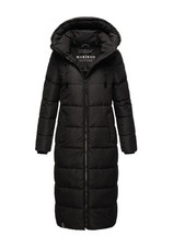 Warme Damen Winter Jacke Winterjacke Parka Mantel lang Schwarz M V3096 R2-D