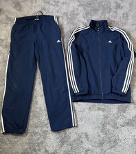 Adidas Performance Essentials Trainingsanzug Navy Blau Gr. L (44/46) Unisex