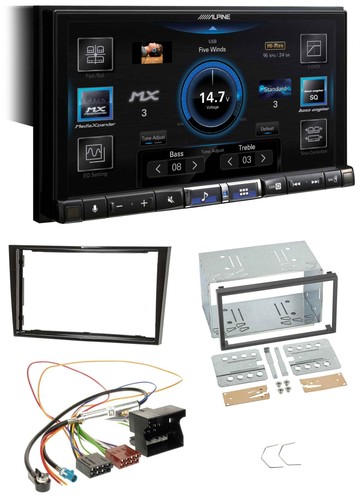 Alpine dab 2din usb - 2din, bluetooth