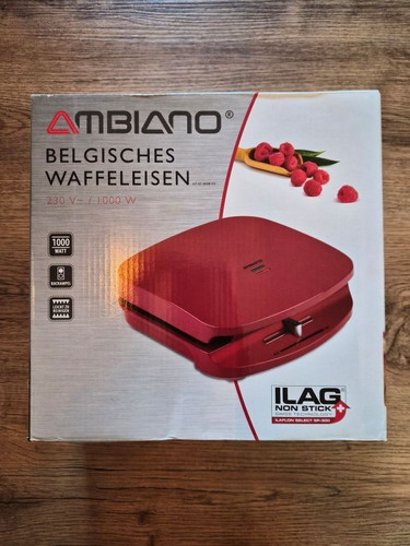 Ambiano belgisches waffeleisen - belgisches,