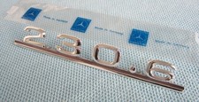 MERCEDES-BENZ HECK-EMBLEM 230.6 TYPENSCHILD W114 W115 LOGO STRICH /8 STROKE 8