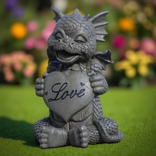 Gartenfigur Gartendrache -
