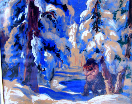 Mythologie gemälde jugendstil - gemälde,
