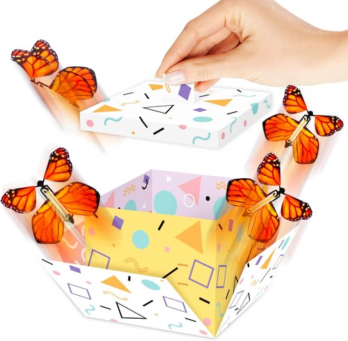 Geschenkbox diy schmetterlings - geschenkbox,