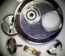 Bulova Accutron 214 Werk/Movement Einzelteil(e) - Spare Part(s) Krone,Deckel,Fed