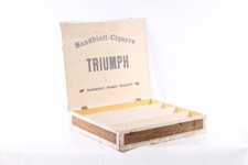 alte Holz Zigarrenschachtel Zigarrenetui Sandblatt Etui Kiste  Zigarren