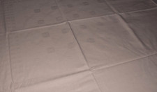 Alte Damast Tischdecke Tafeltuch Tischwäsche XL Webmuster 230 x 122 cm (12977)