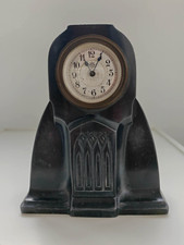 antike edle Junghans Tischuhr, Jugendstil, funktionsfähig