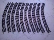 10x 6210 gebogene Gleise Schienen Standard Tillig / BTTB Spur TT (TT2)
