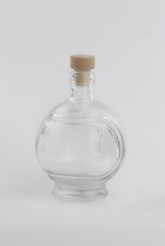 Glas Flasche Tennisball 0,5 Liter Füllvolumen Schnaps Likör Geschenk 19 mm Kork