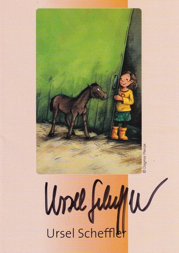 Autograph ursel scheffler - autograph,