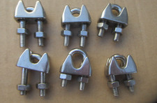 6 Stck Drahtseilklemme Edelstahl Ø 6 mm Edelstahl A4 / Aktion Holzreg9