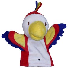 Simba Emirates, Papagei Handpuppe 22cm Gebraucht Papagei
