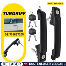 2xTürgriff Schloss Vorne