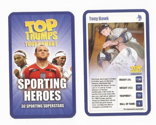 Tony hawk top trumps - trumps, turnier
