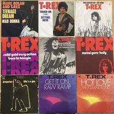 Marc Bolan T.Rex set of 9