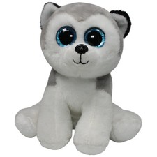 Süßer Husky mit Glitzeraugen Kuscheltier 22cm Gebraucht Hund