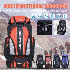100L Wanderrucksack Trekking Rucksack Freizeitrucksack Sporttasche Reiserucksack