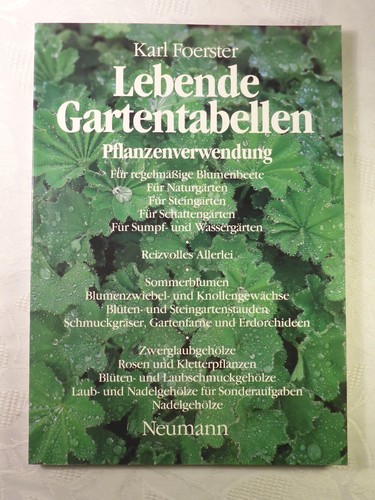 Lebende gartentabellen - lebende,