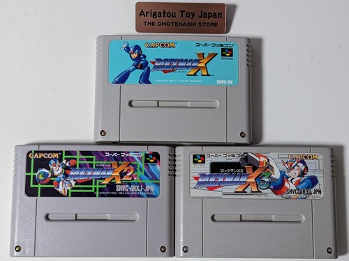 Snes rockman x3 set - x, x2