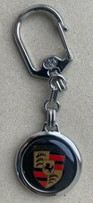 Original 70er Jahre Porsche Schlüsselanhänger Wappen Emblem Logo NOS  911 912
