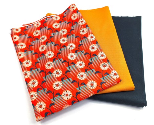 Stoffpaket baumwollstoff retro - baumwollstoff,