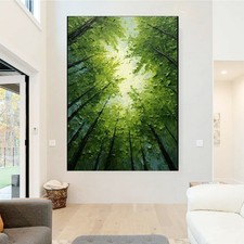 Landschaft wald handgemalt - landschaft,