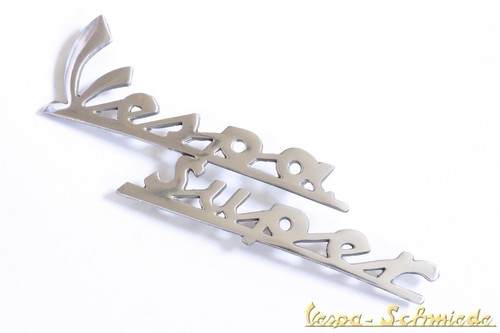 Schriftzug beinschild vespa - beinschild, "vespa