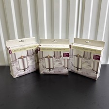 12 Versilberte Kerzenhalter zum Aufstecken an Teller, TCM 2x Geöffnet, 1x Sealed