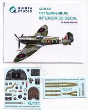 Quinta Studio QD35133, Spitfire Mk. Vb , 3D-Printed decal (for BORDER) , 1:35