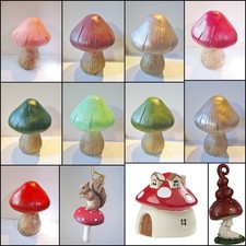 Pilze Pilz Deko Herbst Fliegenpilz Garten Deko aus Beton / Polyresin -