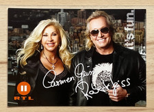 Carmen und Robert Geiss Die Geissens gedruckte Autogrammkarte Ak