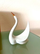 Porzellan von Hollohaza Hungary Goldmontierung Swan 90er.