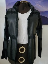 Jacket Nappaleder Jacke Damen Gr 40 Spitzen.