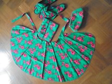 Vintage Reiseset Strumpftasche+ Kosmetiktasche+ Frisierumhang+ Pantoffeln 60er 