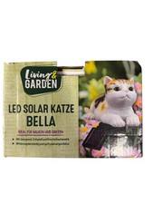 LED Solar IP44 Dekofigur Balkon Garten Igel/Katze Living Garden