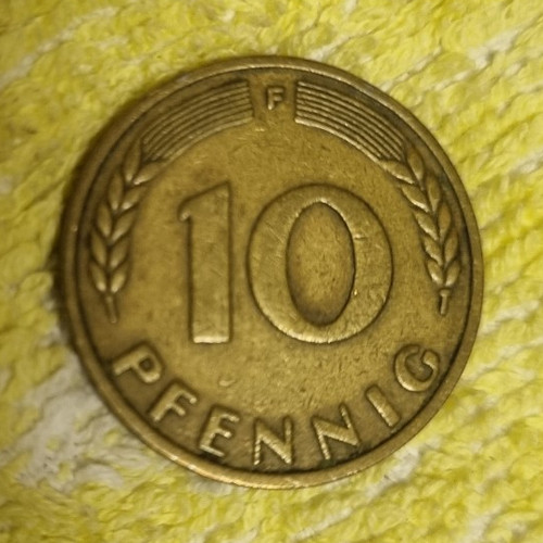 Brd pfennig münze - brd, 10