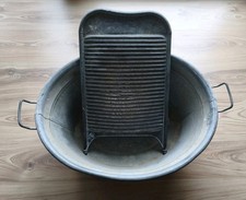 Alte Zinkwanne + Zink