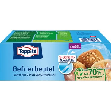 Toppits gefrierbeutel x 8 - toppits,