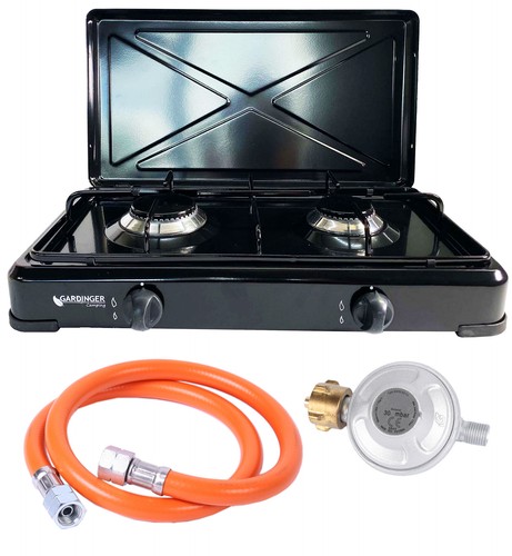 Set duo campingkocher schwarz - set,