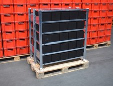 2x Schulte Fachbodenregal