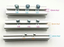Nutensteine 6er/ 8er/ 10mm Nut in M5 M6 M8 T-Steine Stahl verzinkt