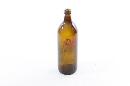 Alte glasflasche braun 1 - 1,