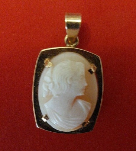 Art deco anhänger kamee - deco, 18