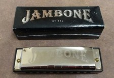 Vintage Jambone by AXL 10 Loch Mundharmonika Mundorgel mit OVP