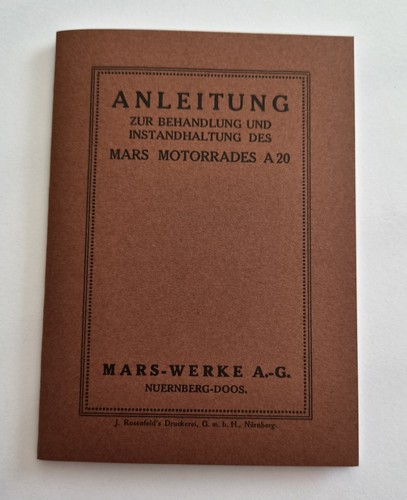 Mars motorrad a20 1920 - motorrad,