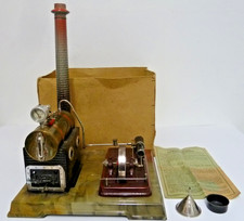 Bing Falk  Dampfmaschine 444/3 liegender Kessel stationär ca 1928 orig. Top OKt